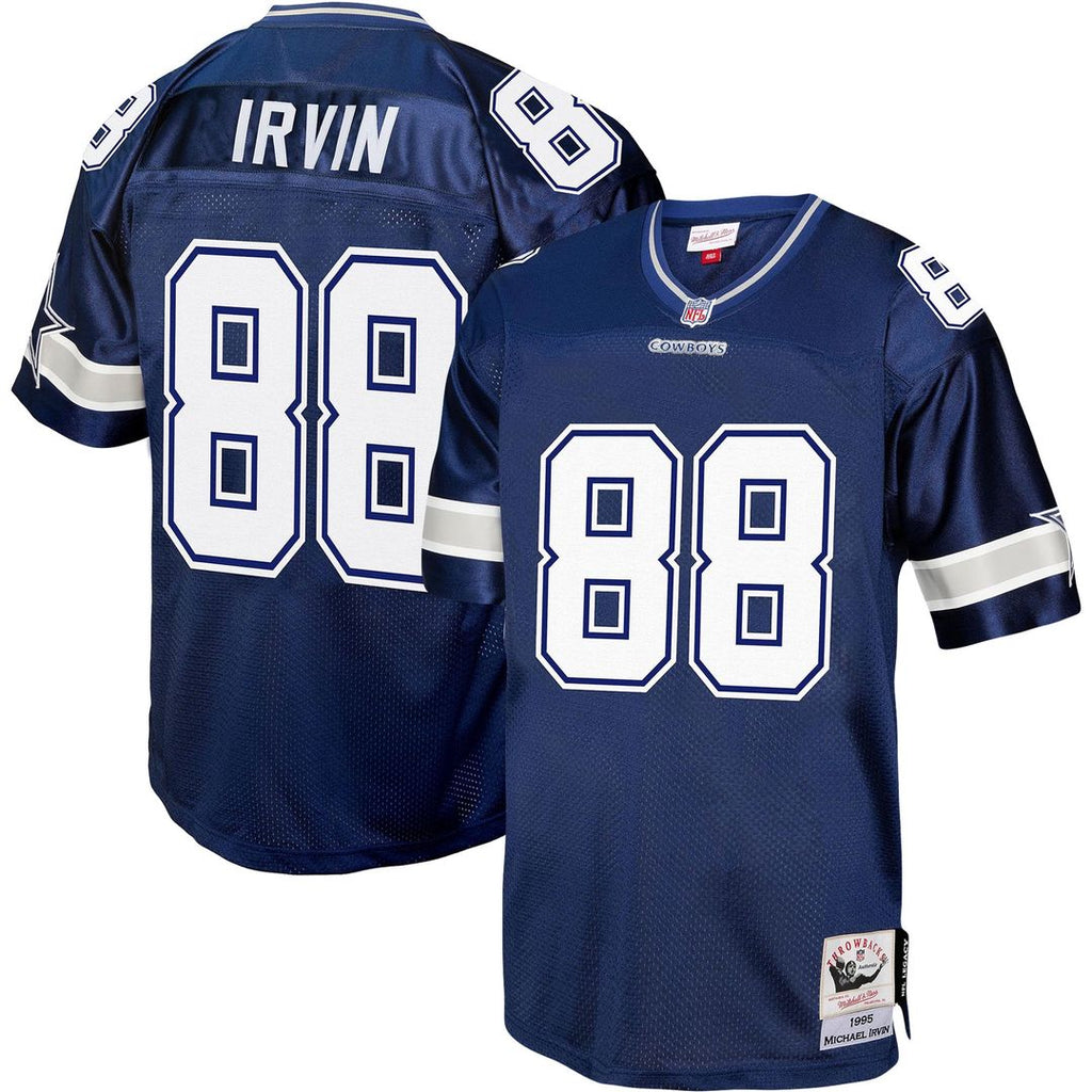 Dallas Cowboys Michael Irvin Mitchell & Ness Navy Legacy Replica Jersey