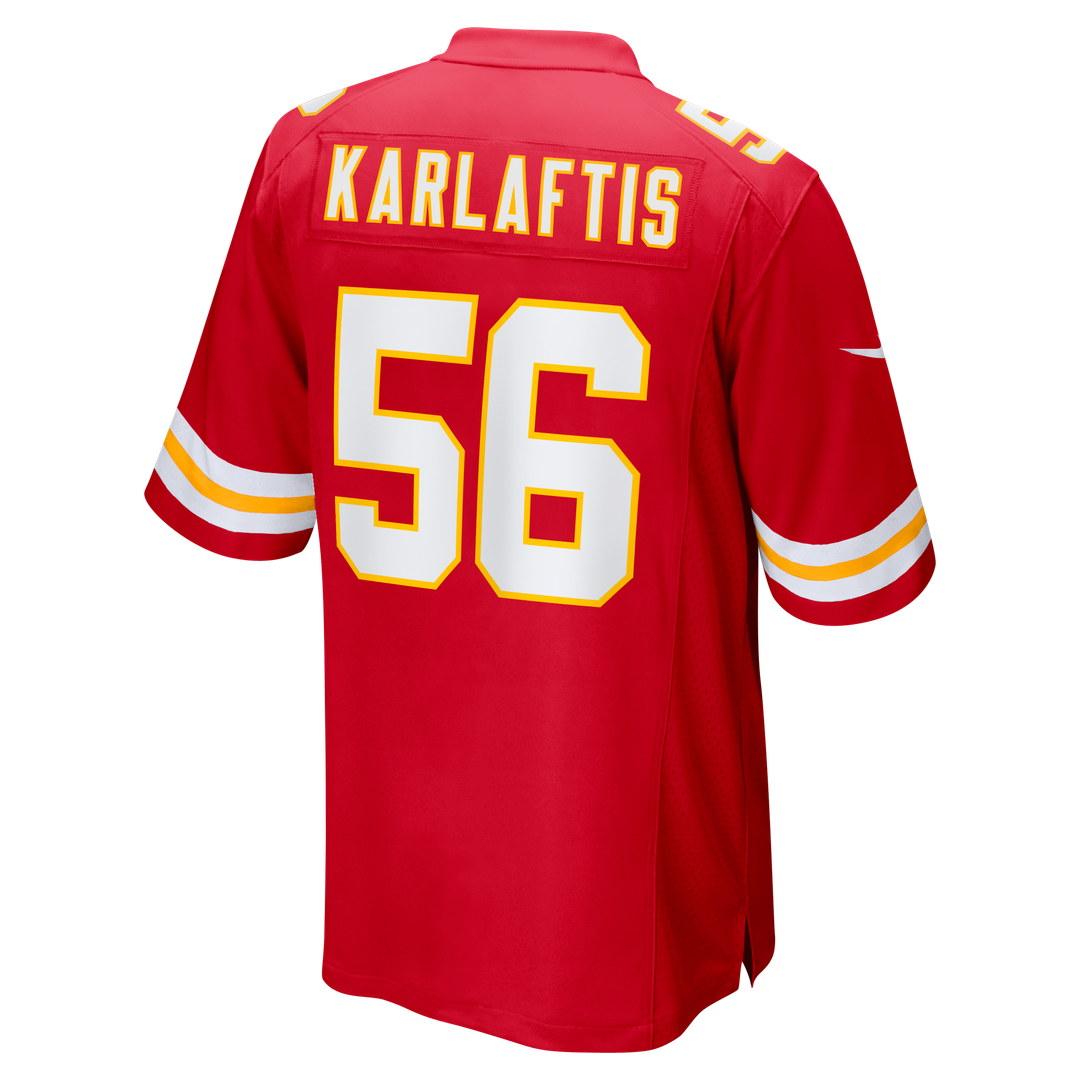 Kansas City Chiefs George Karlaftis Nike Red Player Game Jersey