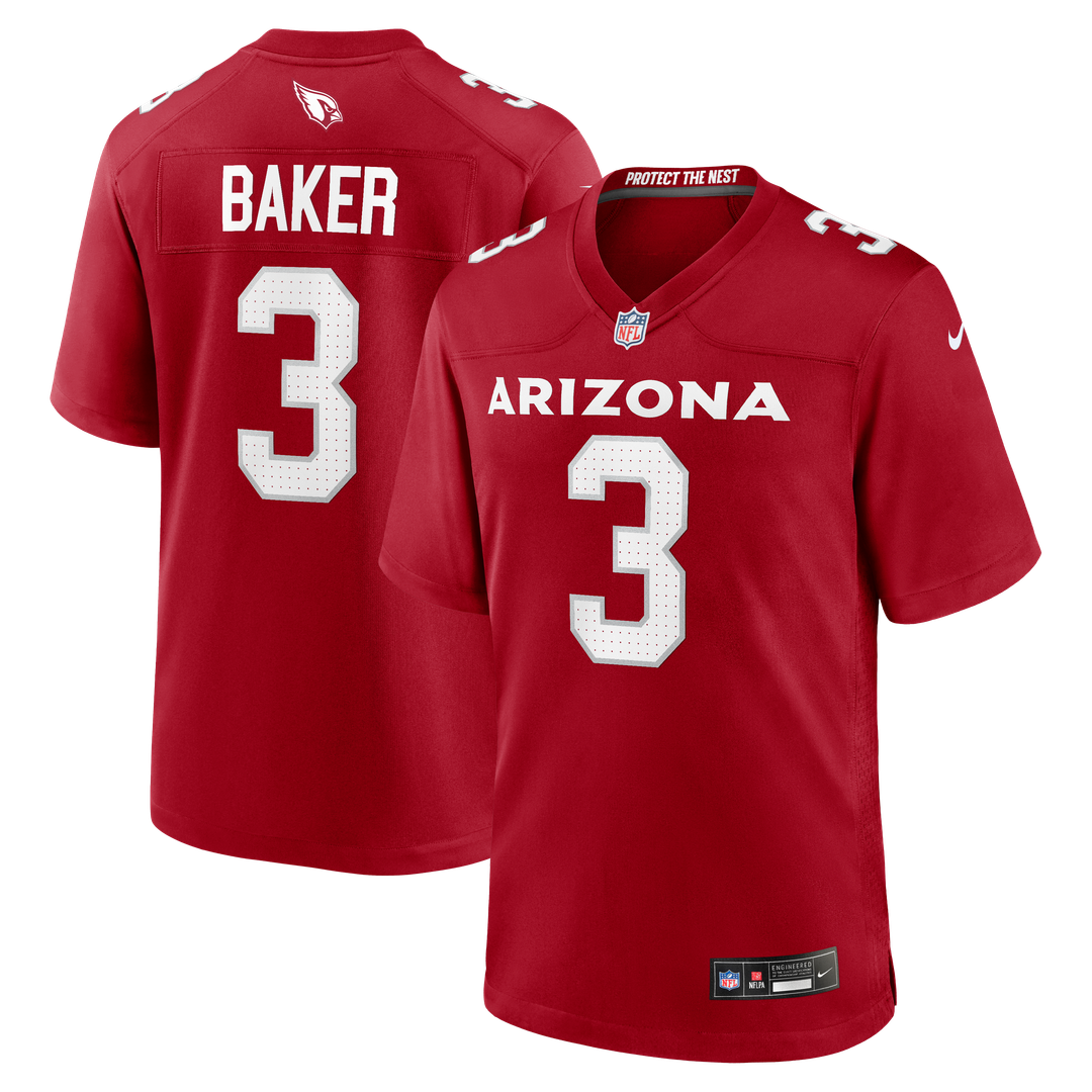 Arizona Cardinals Budda Baker Nike Cardinal Game Player Jersey