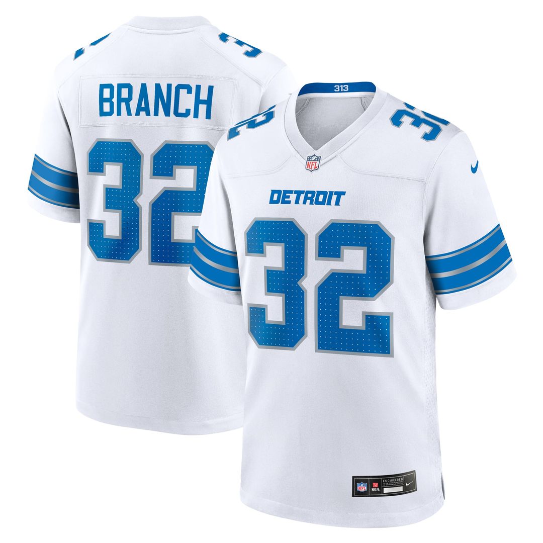 Detroit Lions Brian Branch Nike Black Alternate Game Jersey