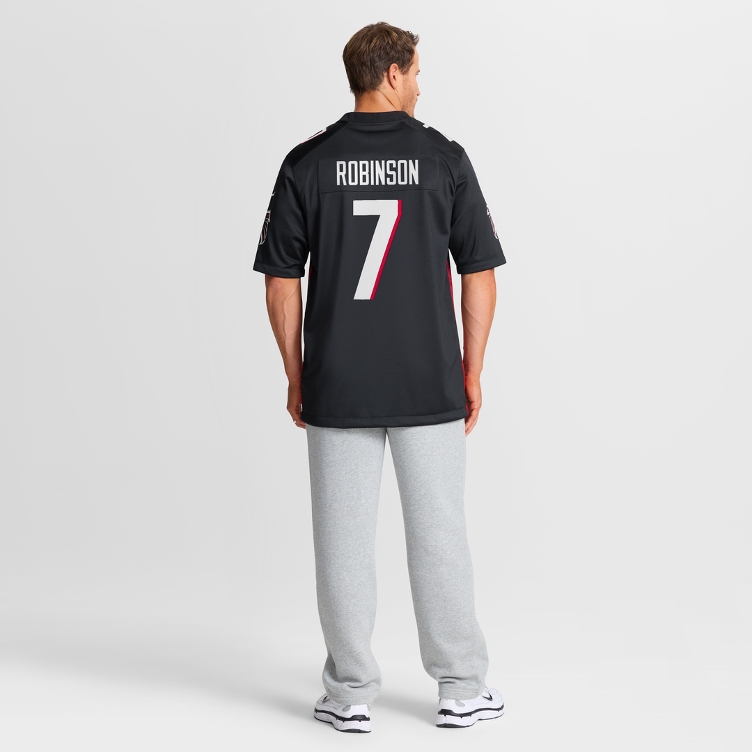 Atlanta Falcons Bijan Robinson Nike Black Game Jersey