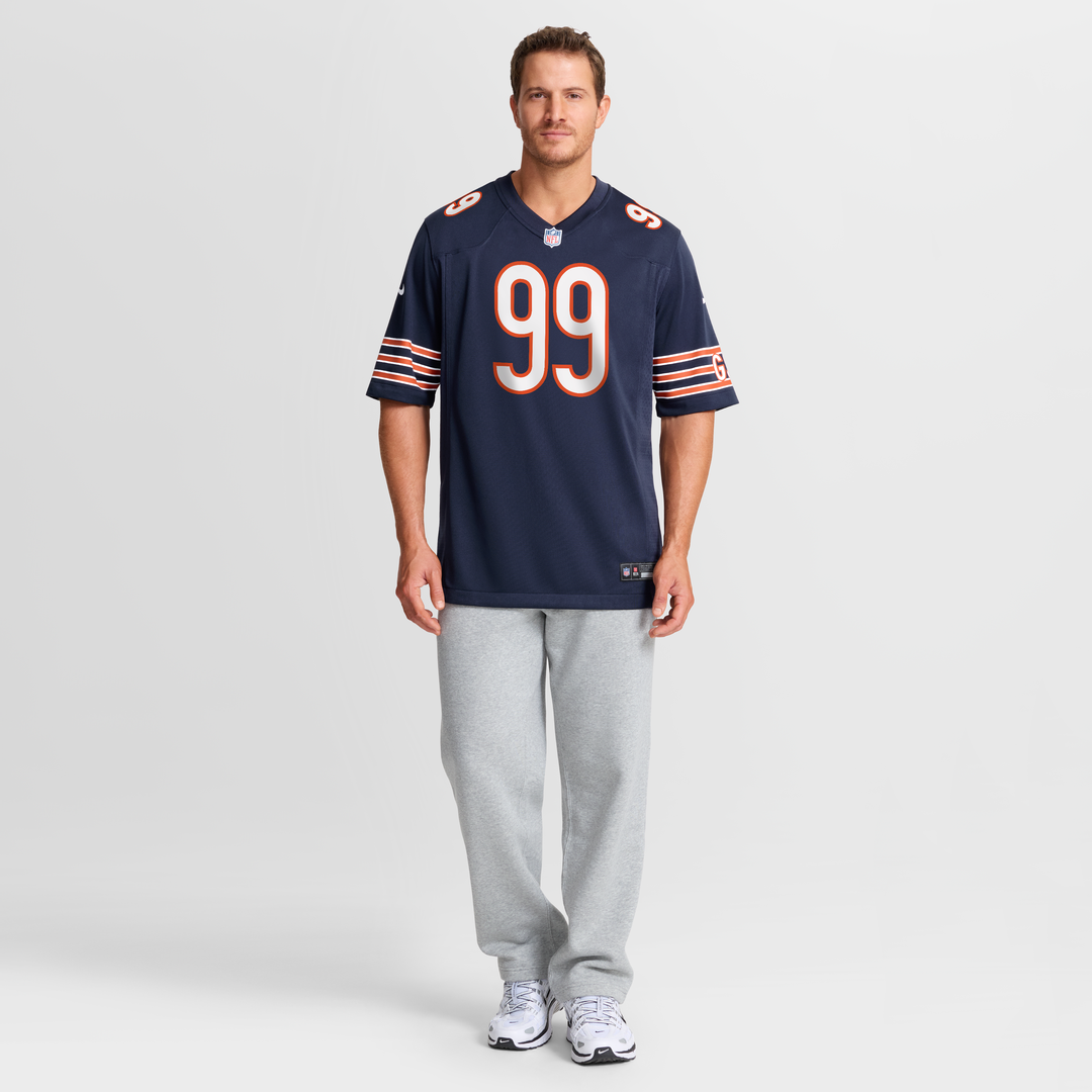 Chicago Bears Gervon Dexter Sr. Nike Navy Game Jersey