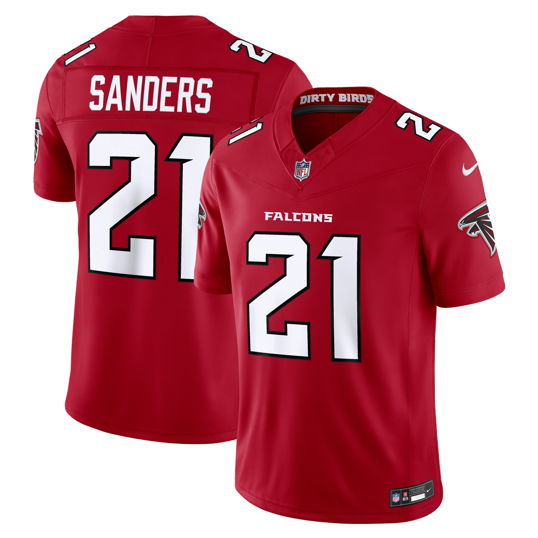 Atlanta Falcons Deion Sanders Nike Black Alternate Throwback Vapor F.U.S.E. Stitched Retired Limited Jersey