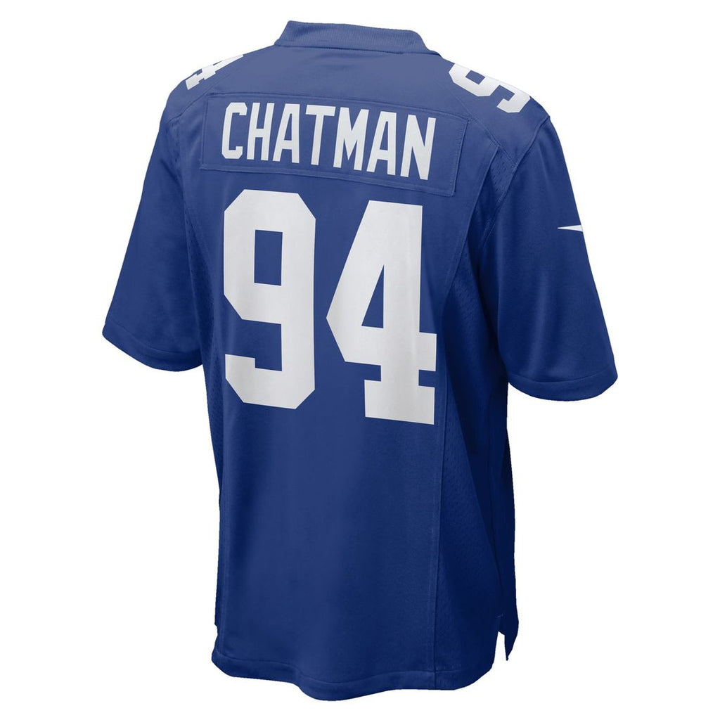 New York Giants Elijah Chatman Nike Royal Team Game Jersey