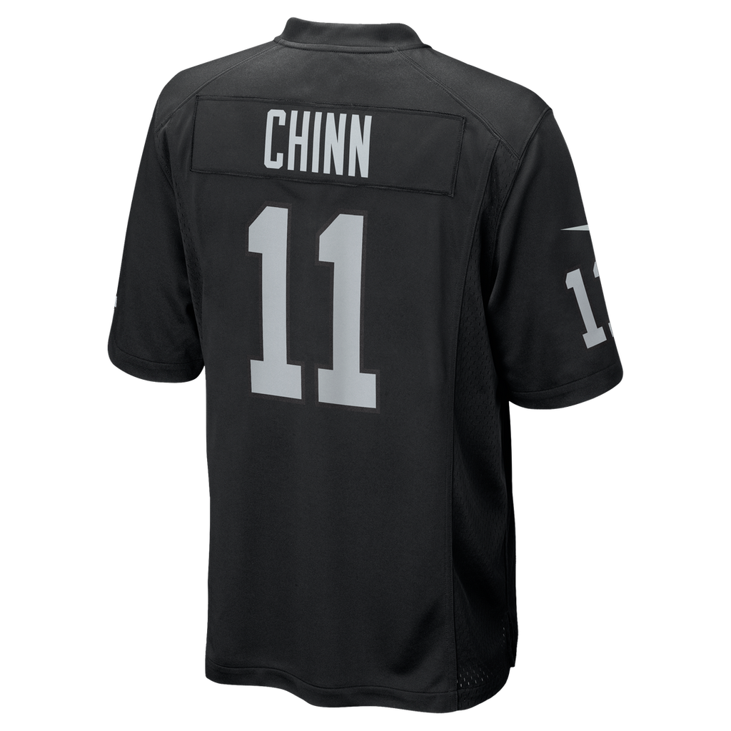 Las Vegas Raiders Jeremy Chinn Nike Black Team Game Jersey