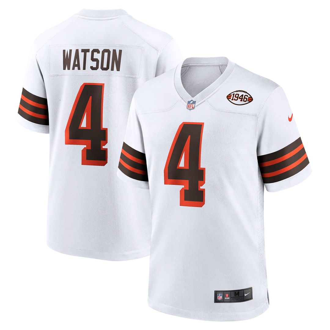 Cleveland Browns Deshaun Watson Nike Brown Alternate Game Jersey