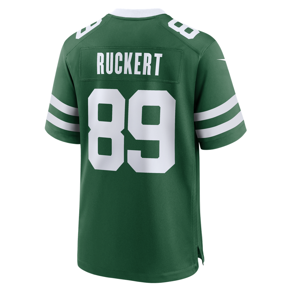 New York Jets Jeremy Ruckert Nike Legacy Green Team Game Jersey