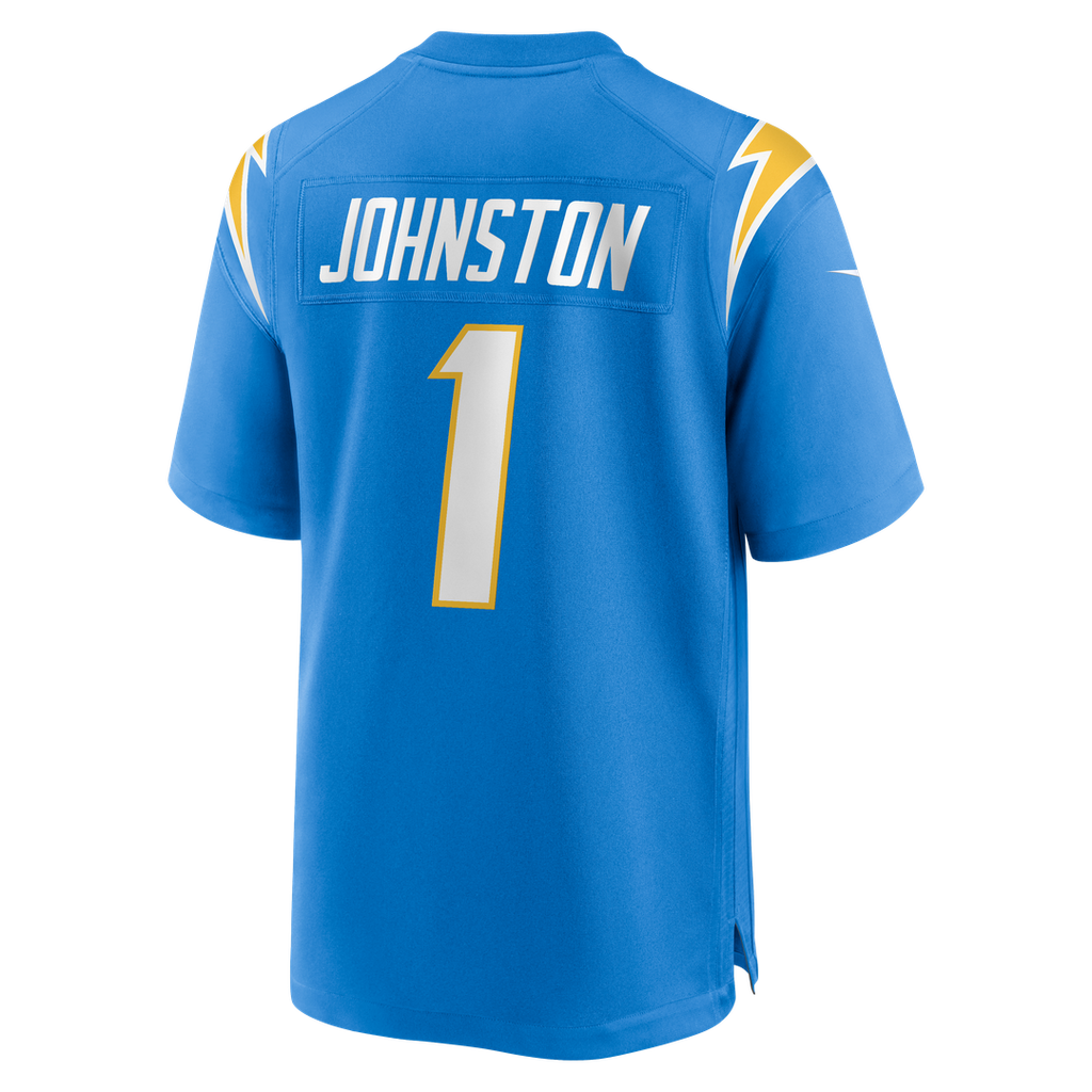Los Angeles Chargers Quentin Johnston Nike Navy Alternate Super Chargers Game Player Jersey
