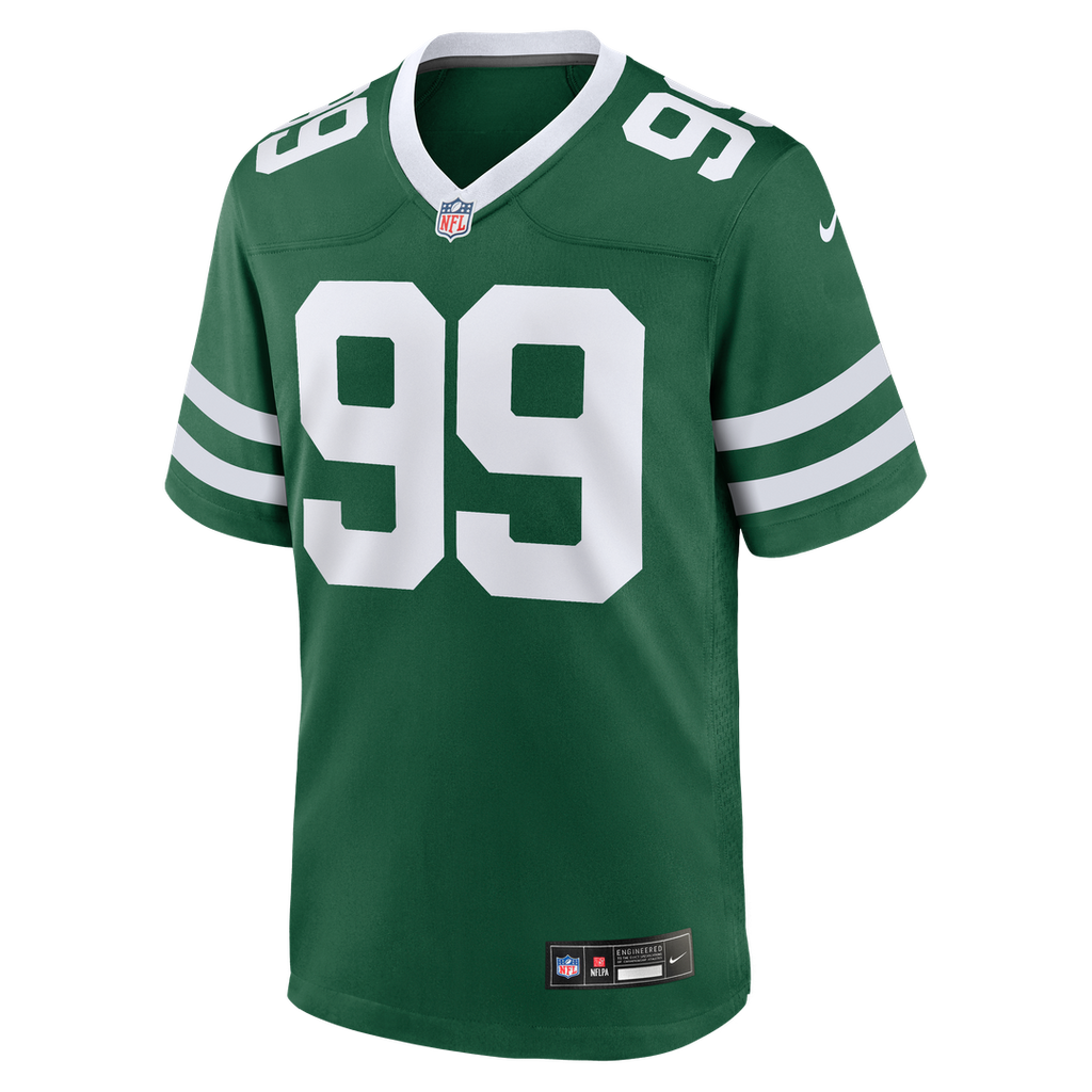 New York Jets T'Vondre Sweat Nike Legacy Green Team Game Jersey