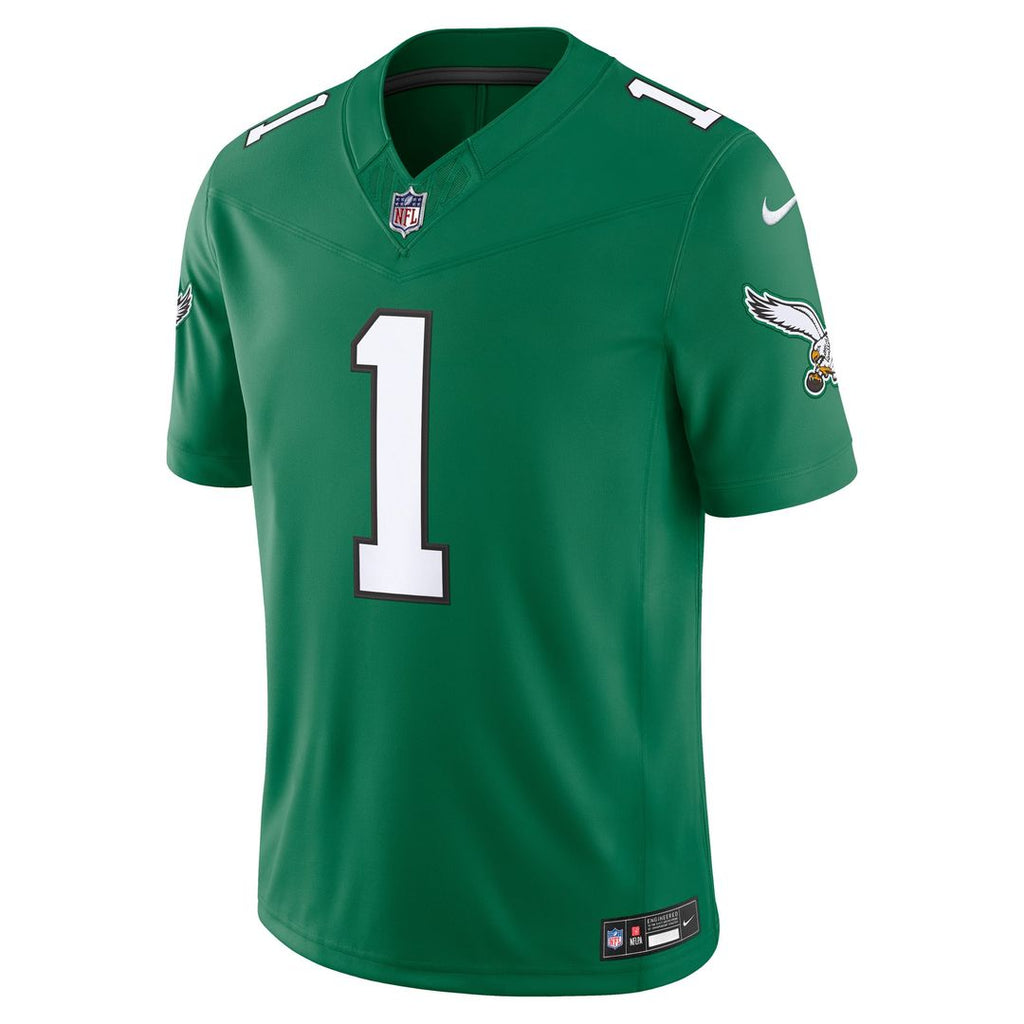 Philadelphia Eagles Jalen Hurts Nike White Vapor F.U.S.E. Stitched Limited Jersey