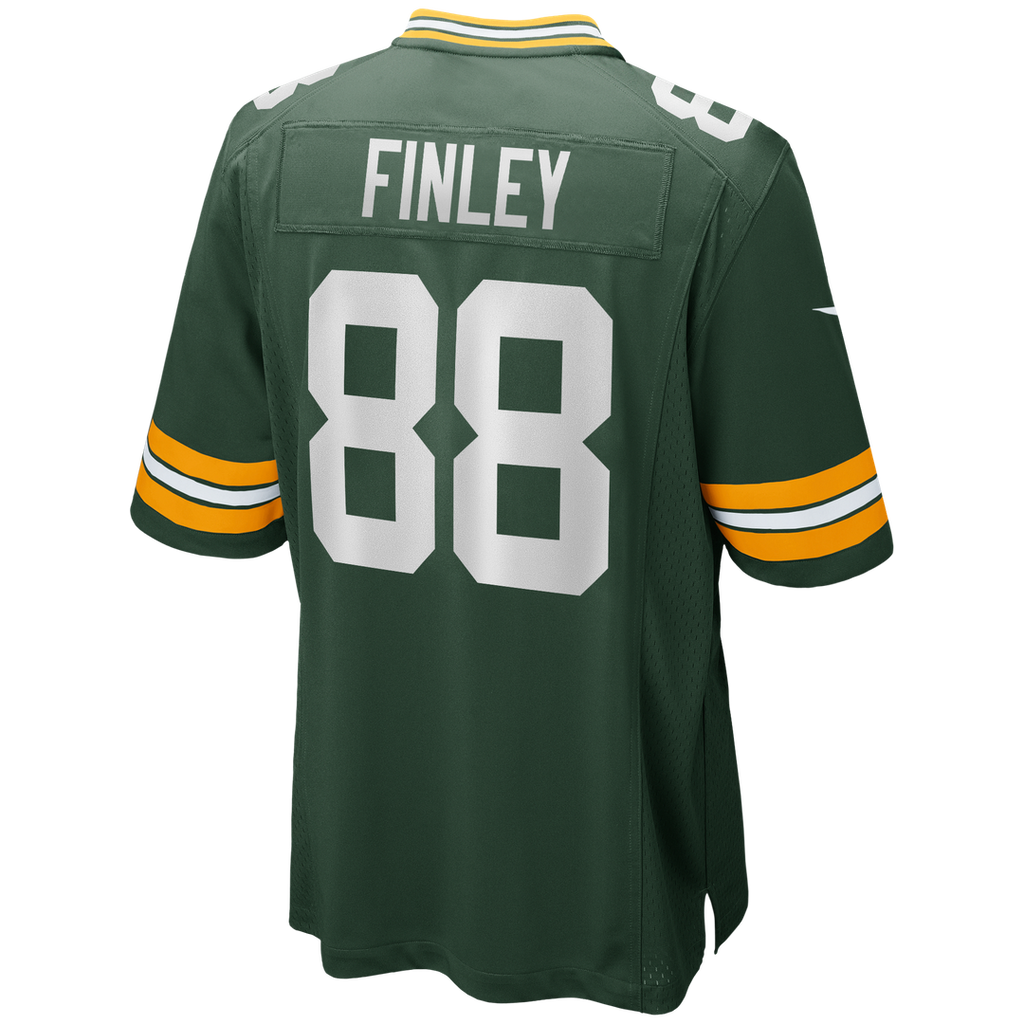 Green Bay Packers Jermichael Finley Nike Green Game Retired Player Jersey