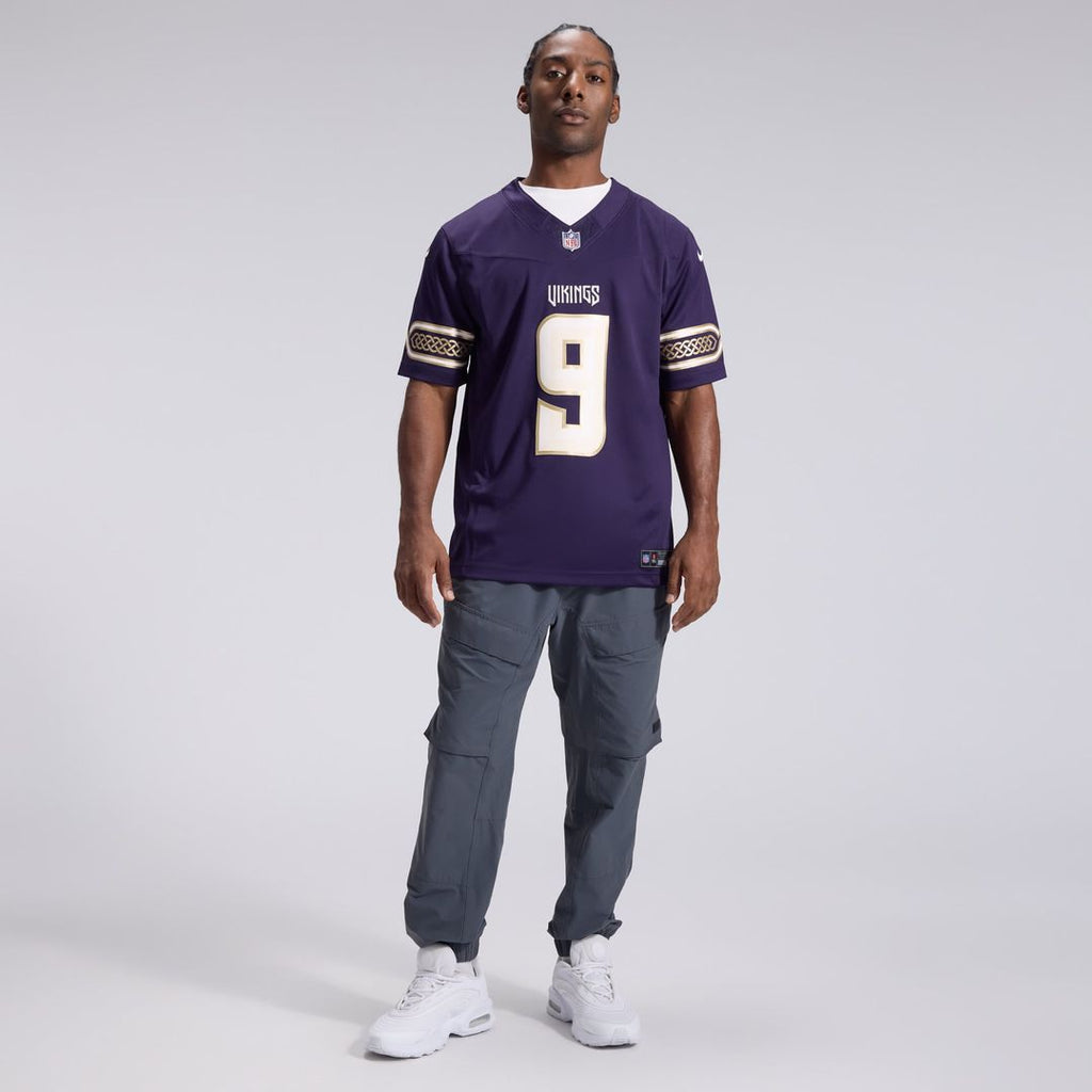Minnesota Vikings J.J. McCarthy Nike Purple 2026 Rivalries Collection Stitched Limited Jersey