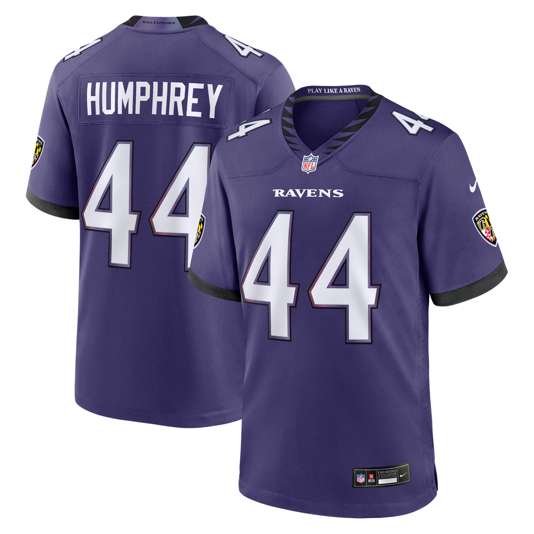 Baltimore Ravens Marlon Humphrey Nike Black Alternate Game Jersey