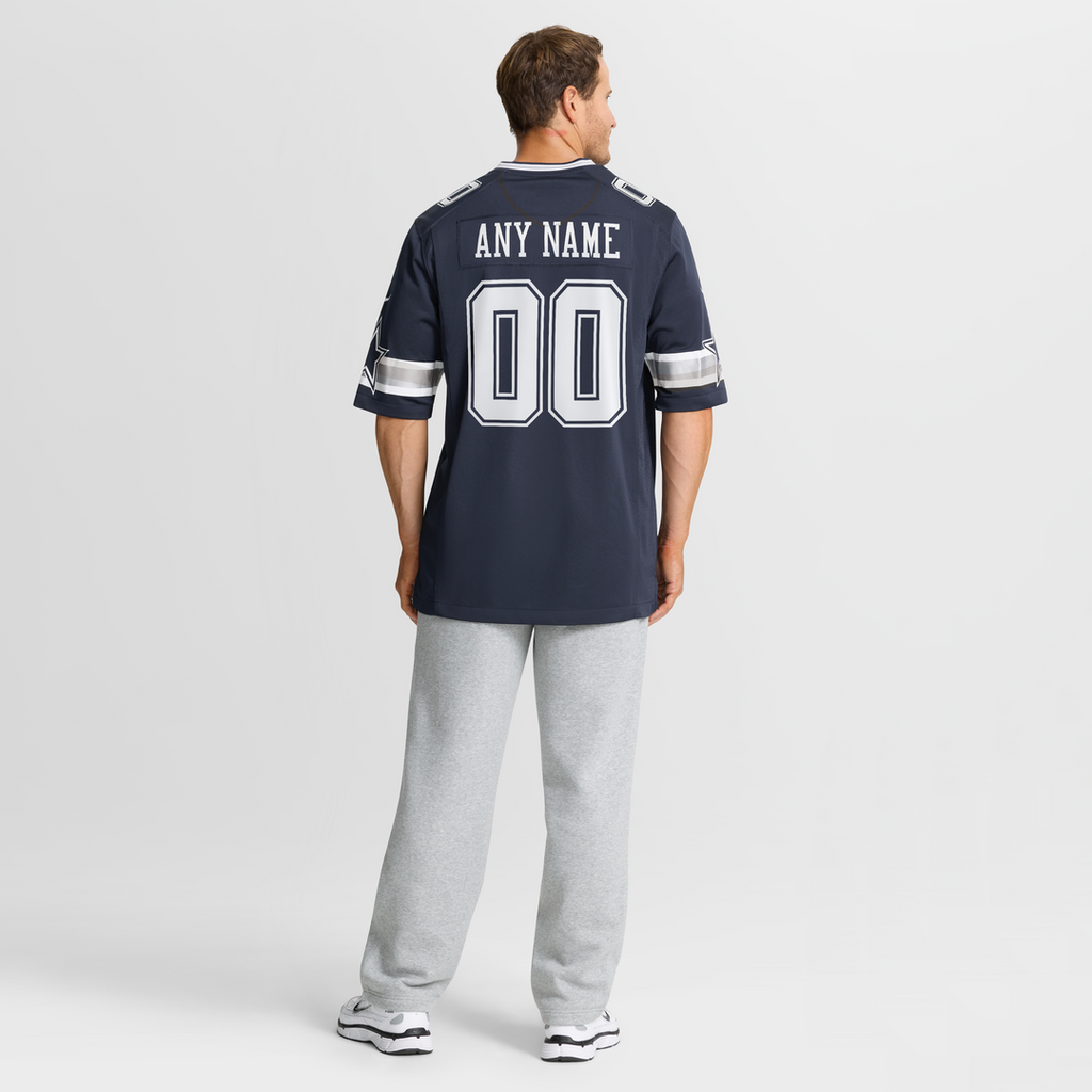 Dallas Cowboys Nike White Custom Game Jersey