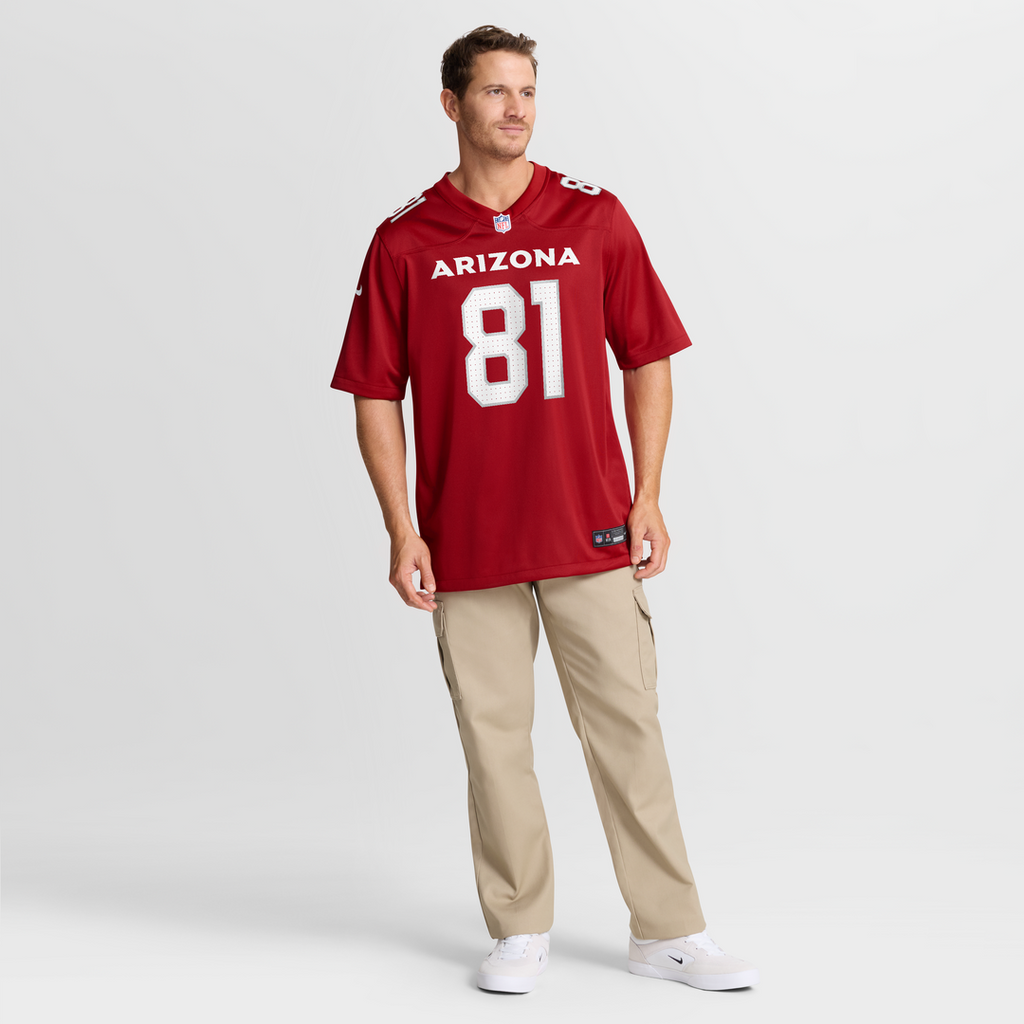 Arizona Cardinals Travis Vokolek Nike Cardinal Team Game Jersey