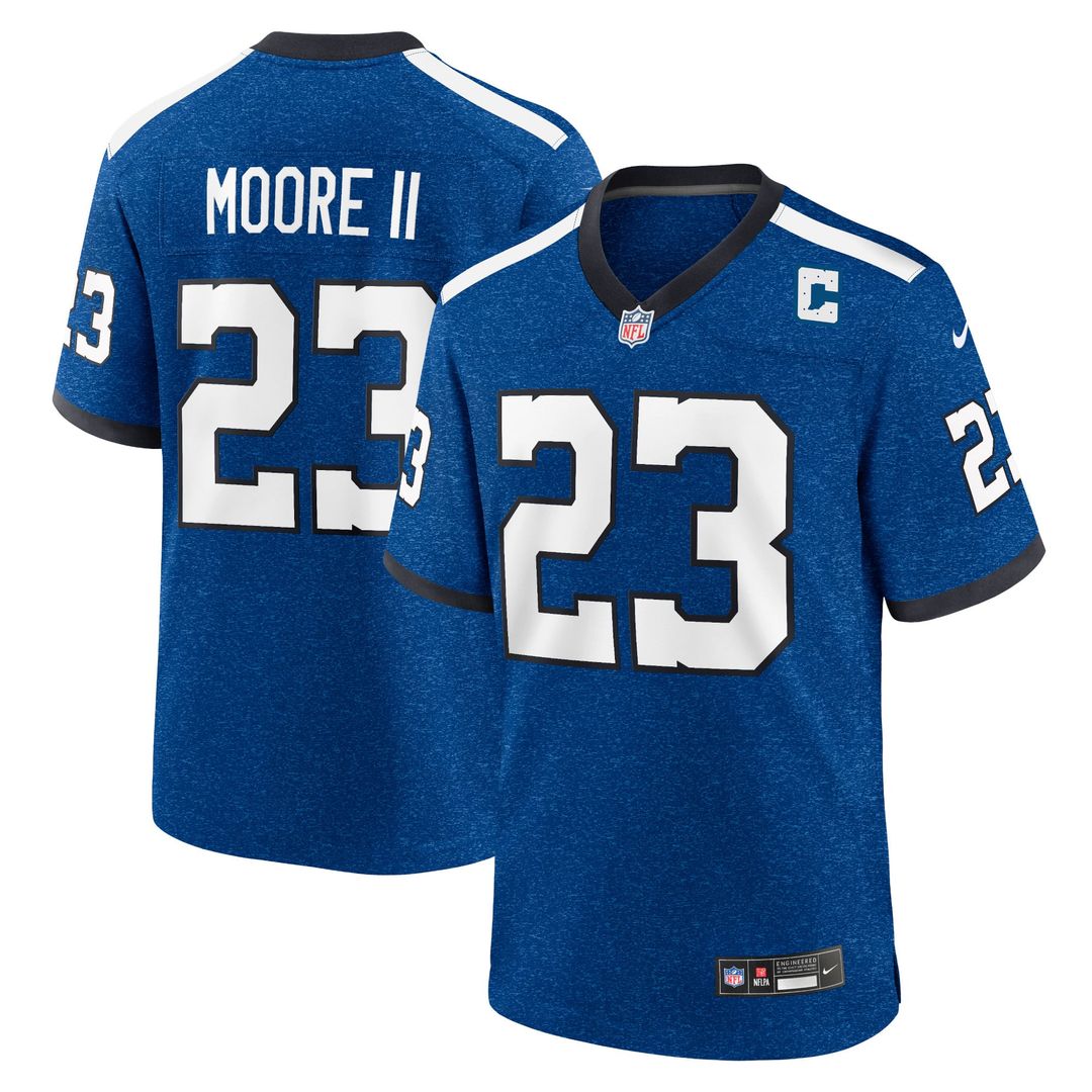 Indianapolis Colts Kenny Moore II Nike Royal Indiana Nights Alternate Game Jersey