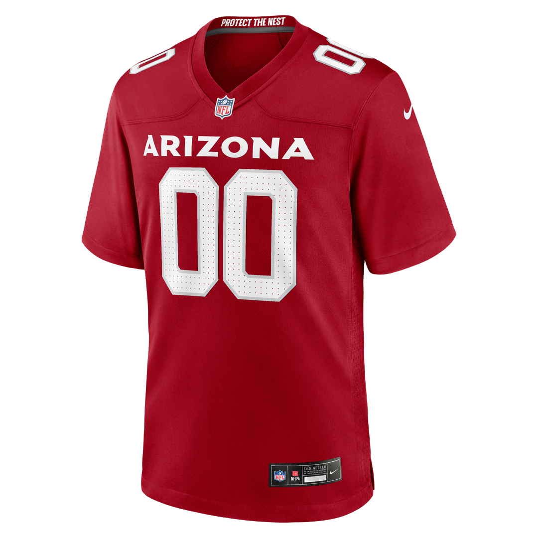 Arizona Cardinals Nike Cardinal Custom Game Jersey