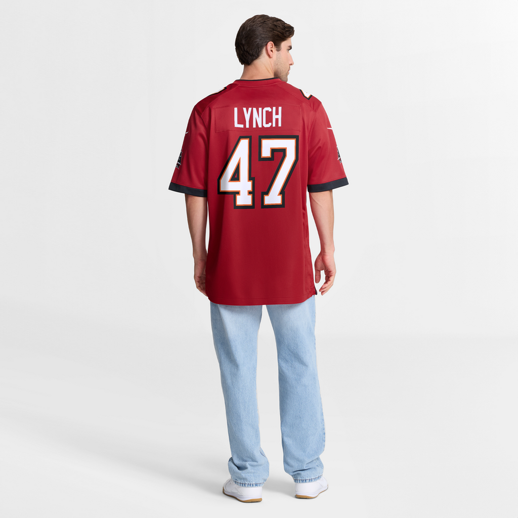 Tampa Bay Buccaneers John Lynch Nike Red Game Retired Player Jersey