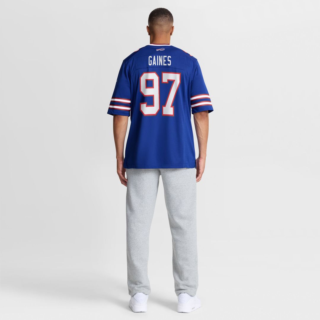 Buffalo Bills Greg Gaines Nike Royal Team Game Jersey