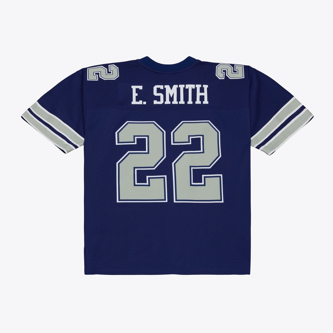 Dallas Cowboys Emmitt Smith Mitchell & Ness Navy Retired Legacy Replica Player Jersey