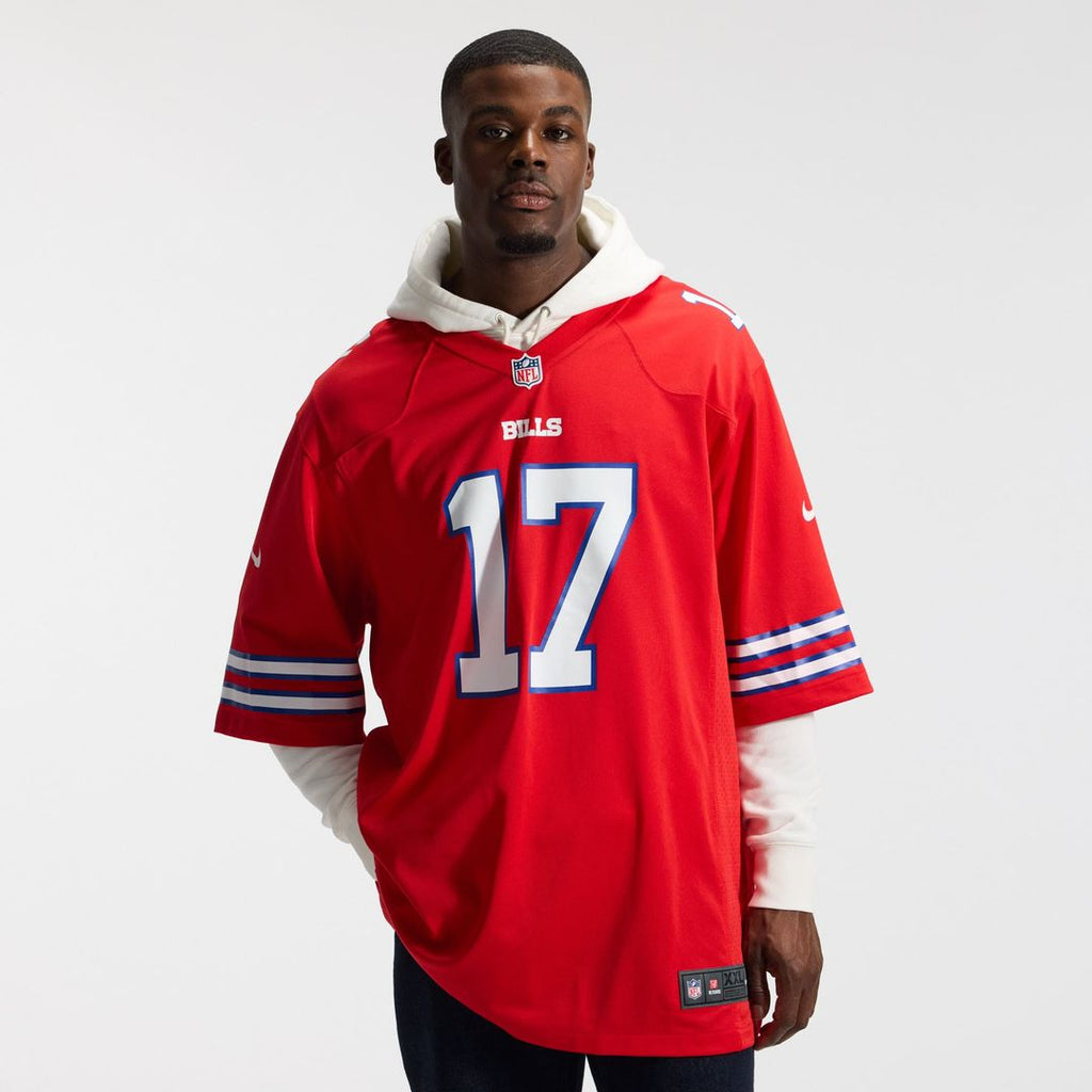 Buffalo Bills Josh Allen Nike Gray Nickel City Game Jersey