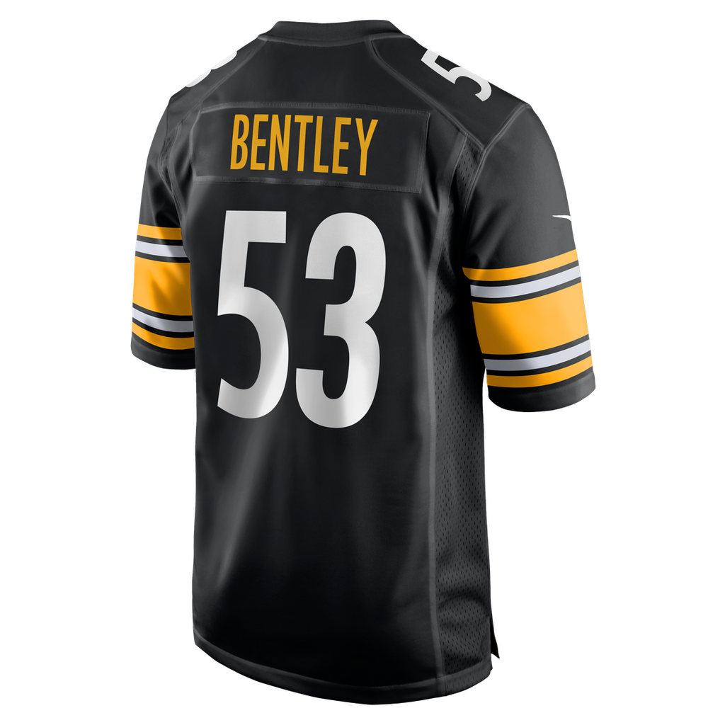 Pittsburgh Steelers JaWhaun Bentley Nike Black Team Game Jersey