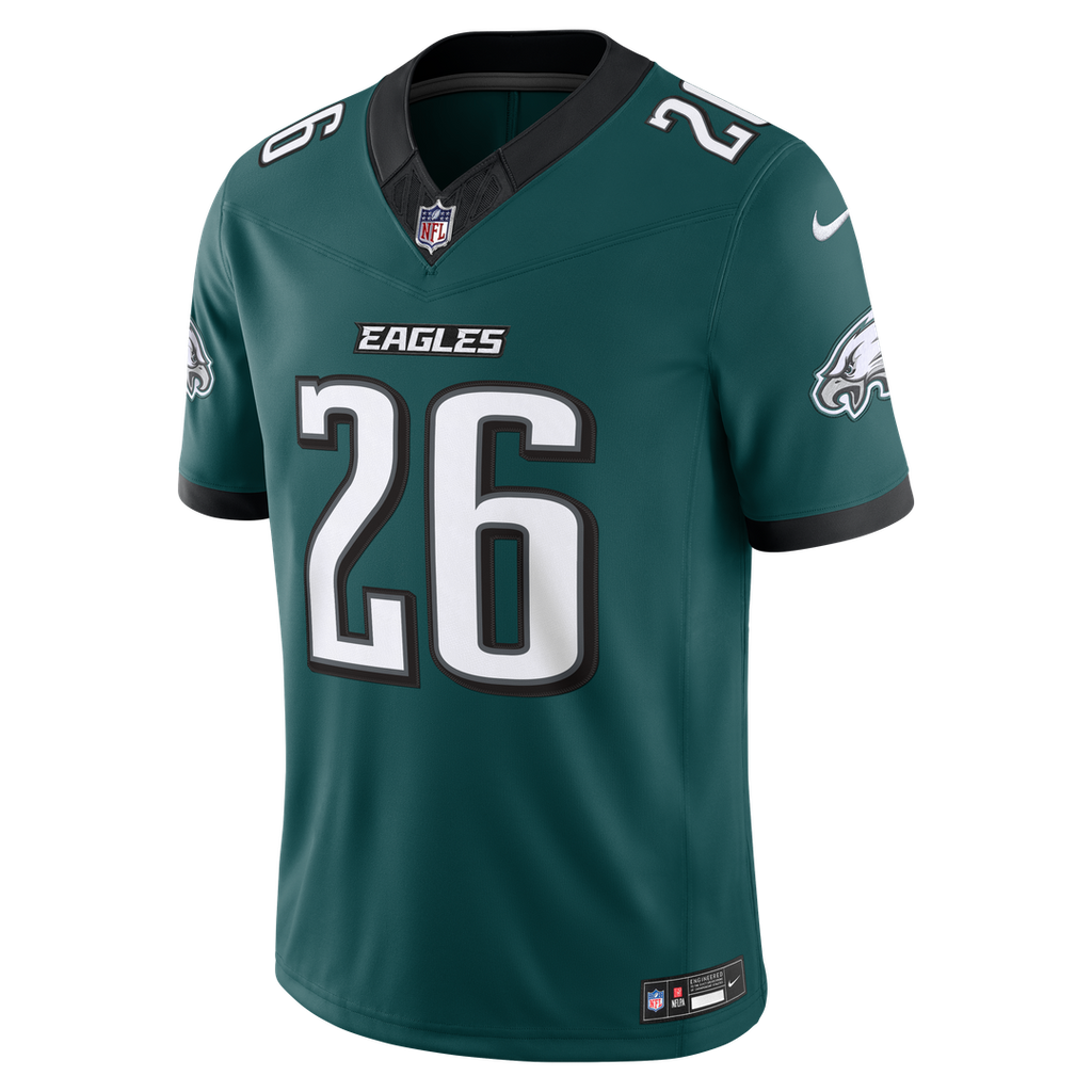 Philadelphia Eagles Saquon Barkley Nike Kelly Green Alternate Vapor F.U.S.E. Stitched Limited Jersey