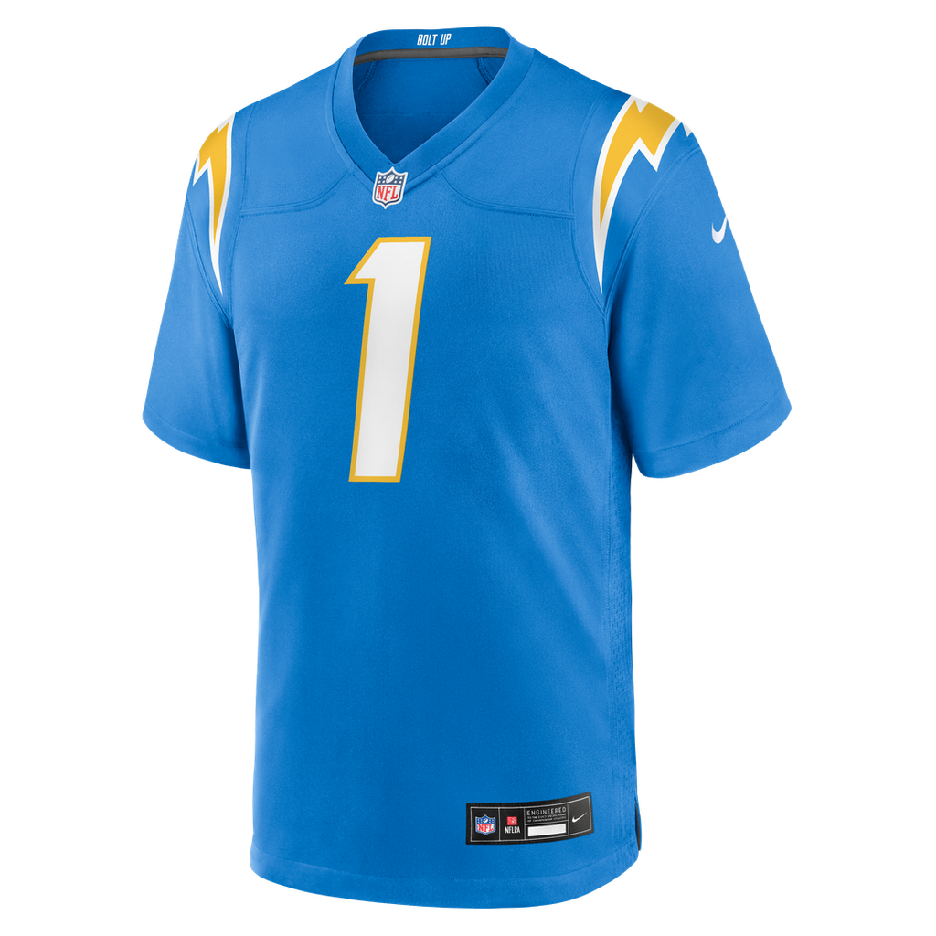 Los Angeles Chargers Akheem Mesidor Nike Powder Blue Team Game Jersey