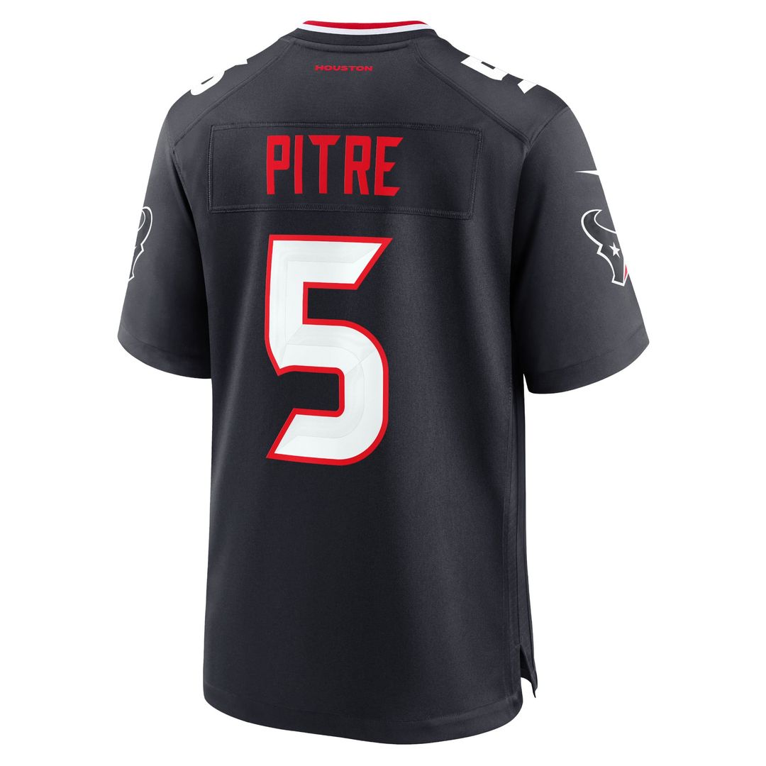 Houston Texans Jalen Pitre Nike Red Alternate Game Jersey