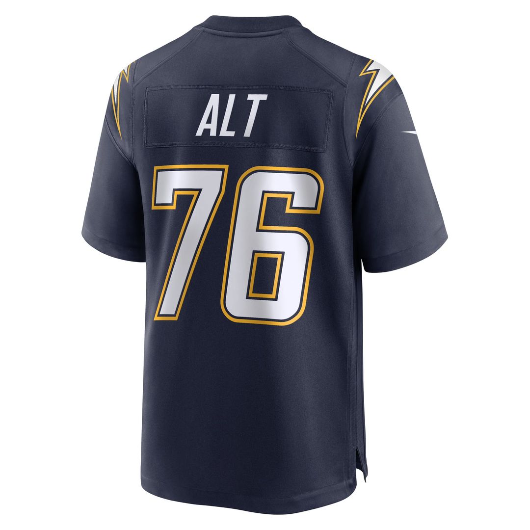 Los Angeles Chargers Joe Alt Nike Gold Alternate Charger Power Game Player Jersey