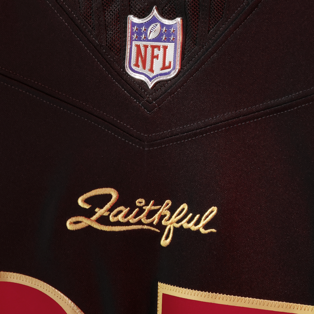 San Francisco 49ers Christian McCaffrey Nike Black Rivalries Collection Stitched Limited Jersey