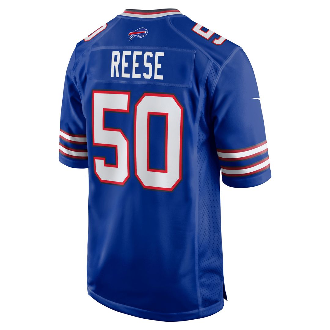 Buffalo Bills Otis Reese Nike Royal Team Game Jersey