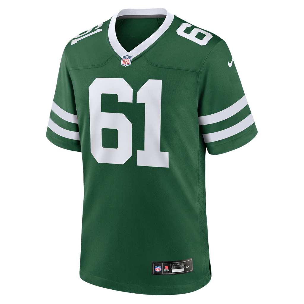 New York Jets Max Mitchell Nike Legacy Green Team Game Jersey