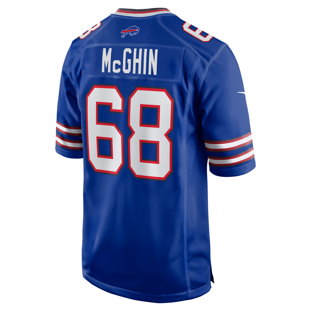 Buffalo Bills Garrett McGhin Nike Royal Team Game Jersey