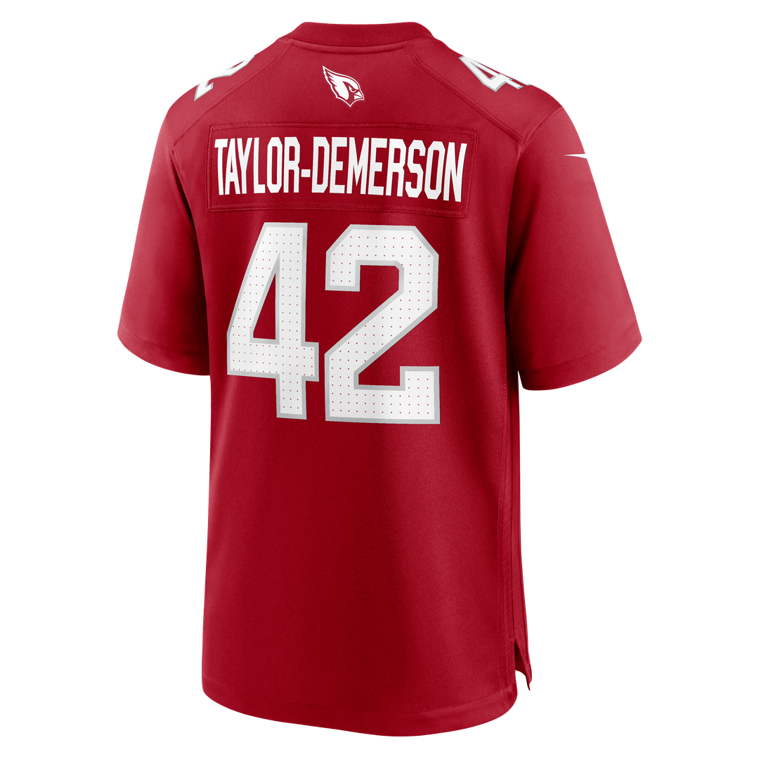 Arizona Cardinals Dadrion Taylor-Demerson Nike Cardinal Team Game Jersey