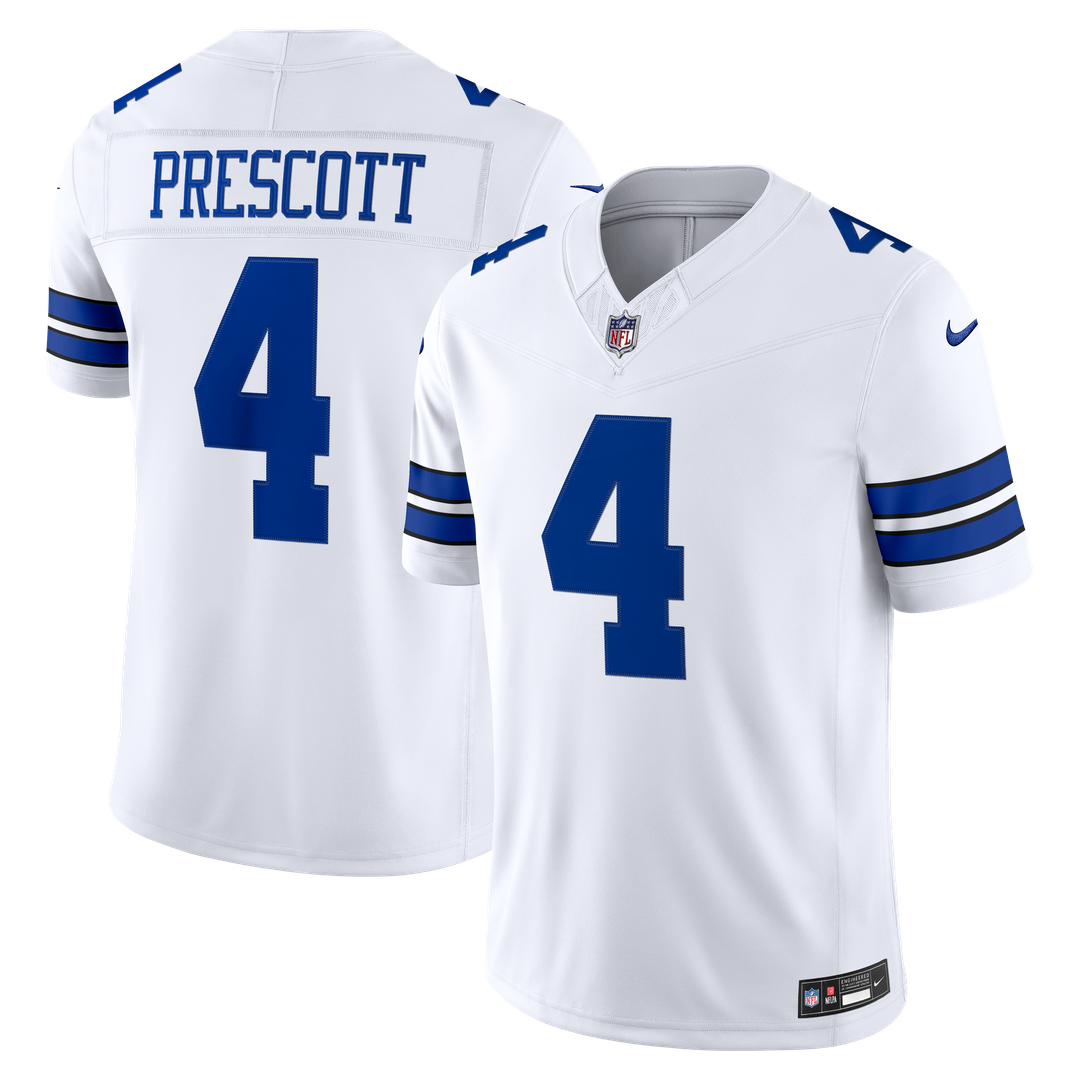 Dallas Cowboys Dak Prescott Nike Navy Alternate Vapor F.U.S.E. Stitched Limited Jersey