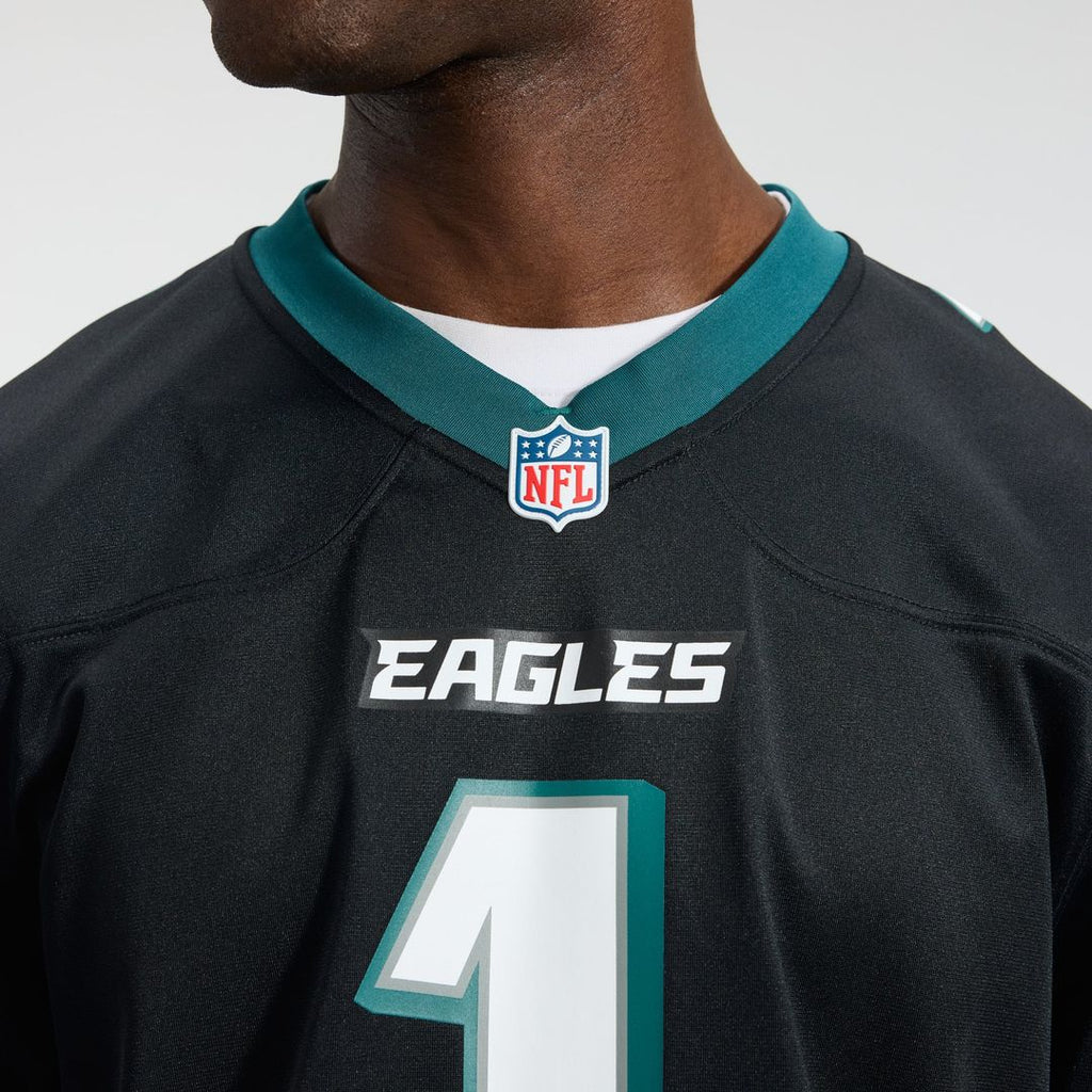 Philadelphia Eagles Jalen Hurts Nike Midnight Green Team Game Jersey
