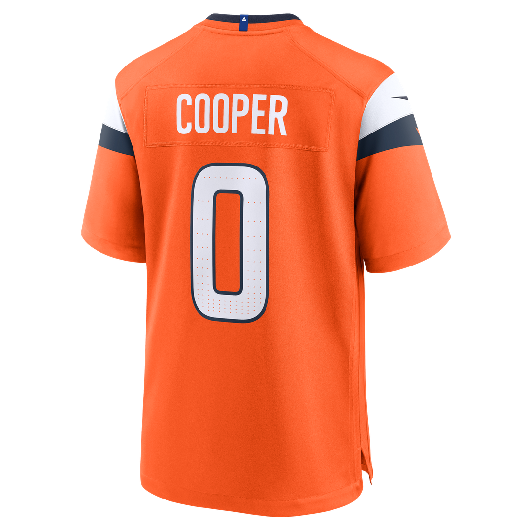 Denver Broncos Jonathon Cooper Nike Orange Team Game Jersey