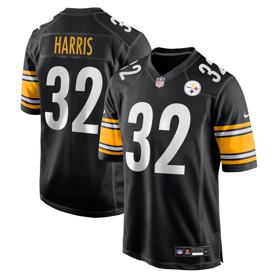 Pittsburgh Steelers Franco Harris Nike Black Game Retired Player Jersey