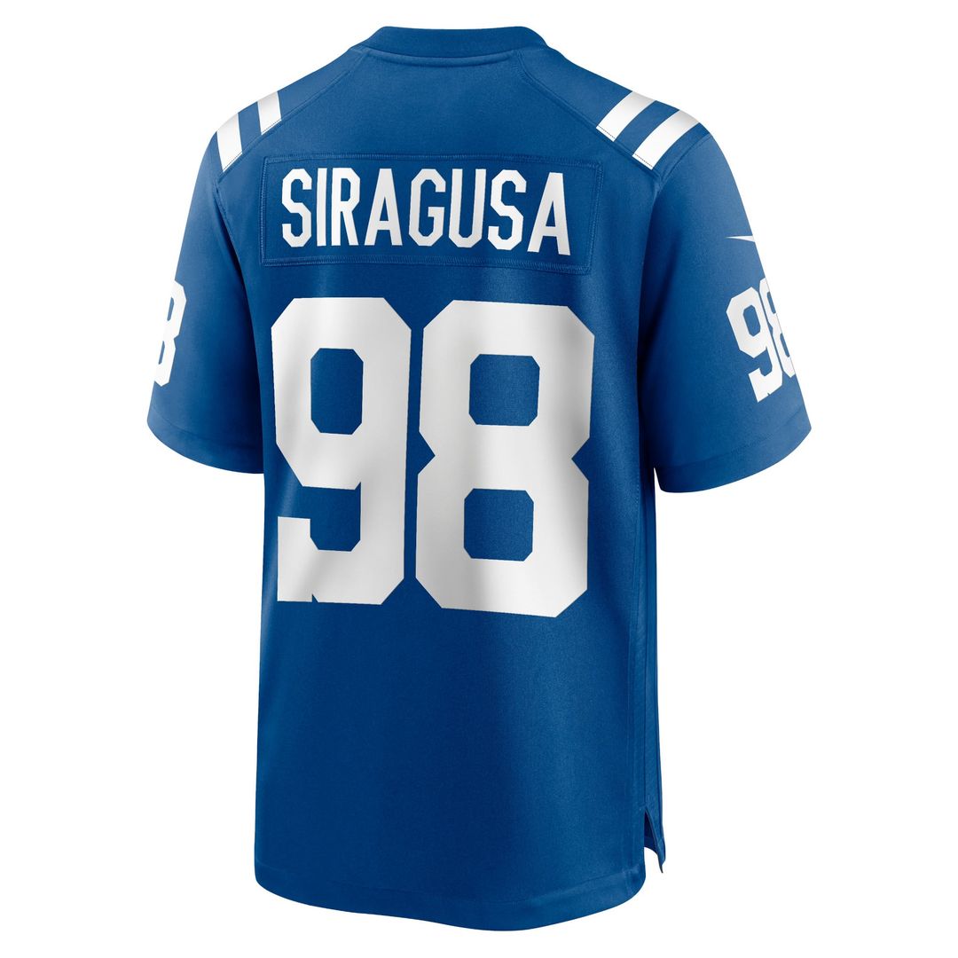 Indianapolis Colts Tony Siragusa Nike Royal Game Retired Player Jersey