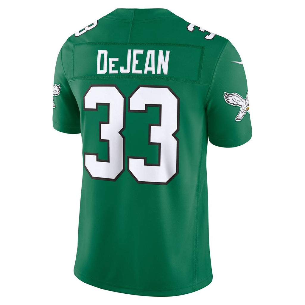 Philadelphia Eagles Cooper DeJean Nike Midnight Green Team Vapor F.U.S.E. Stitched Limited Jersey