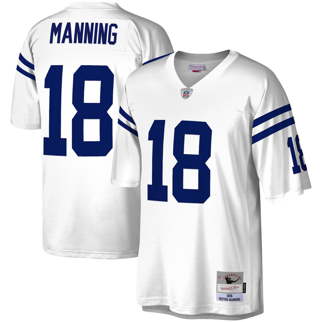 Indianapolis Colts Peyton Manning Mitchell & Ness Royal Legacy Replica Jersey