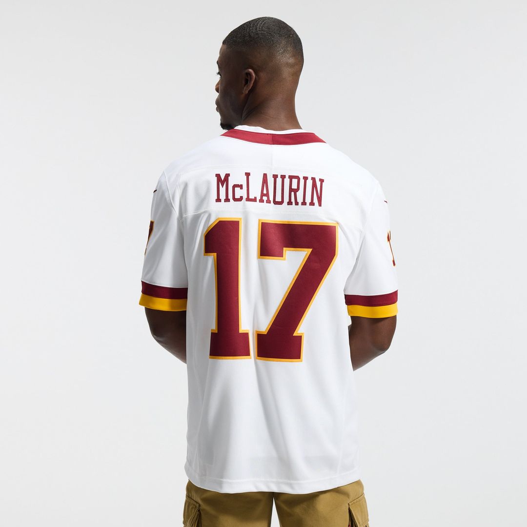 Washington Commanders Terry McLaurin Nike White Vapor F.U.S.E. Stitched Limited Jersey