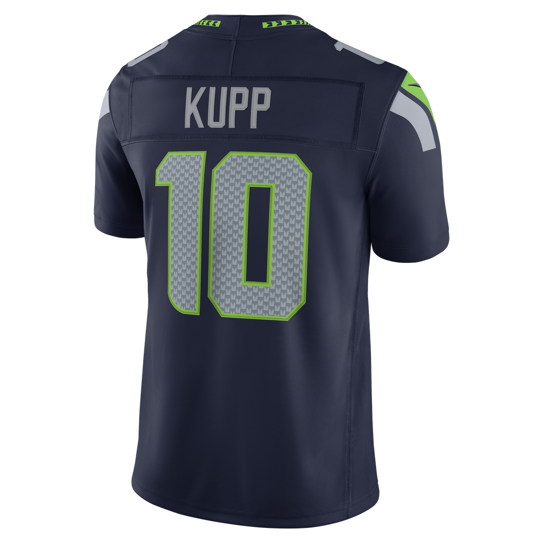 Seattle Seahawks Cooper Kupp Nike College Navy Team Vapor F.U.S.E. Stitched Limited Jersey