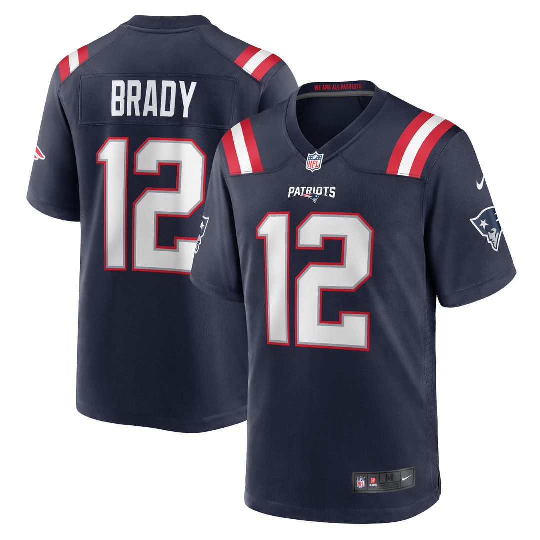 New England Patriots Tom Brady Nike White Retired Game Jersey