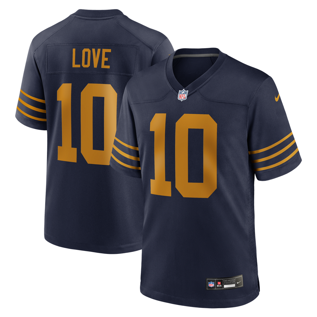 Green Bay Packers Jordan Love Nike White Game Jersey
