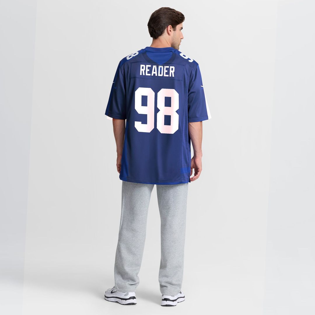New York Giants D.J. Reader Nike Royal Game Jersey