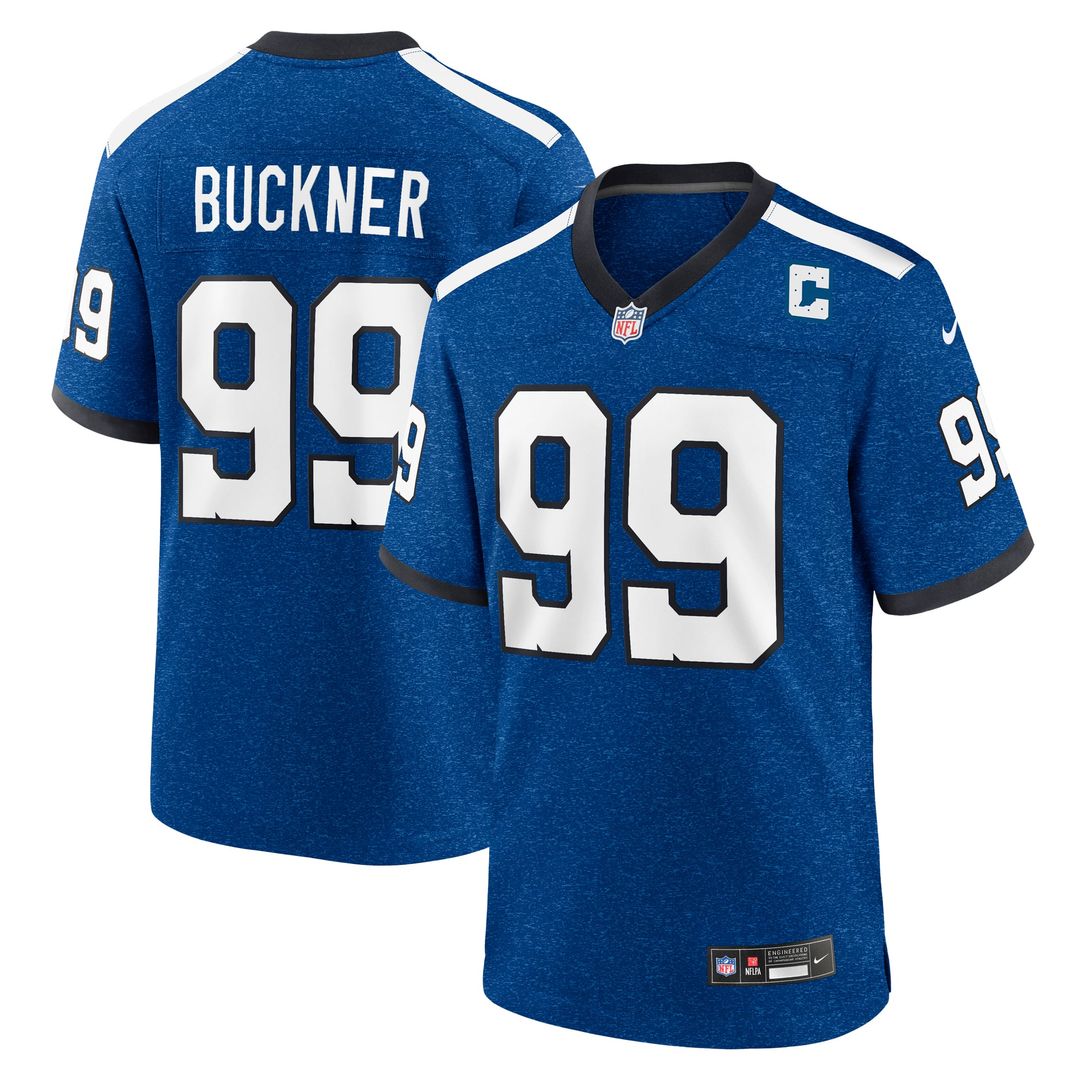 Indianapolis Colts DeForest Buckner Nike Royal Game Jersey