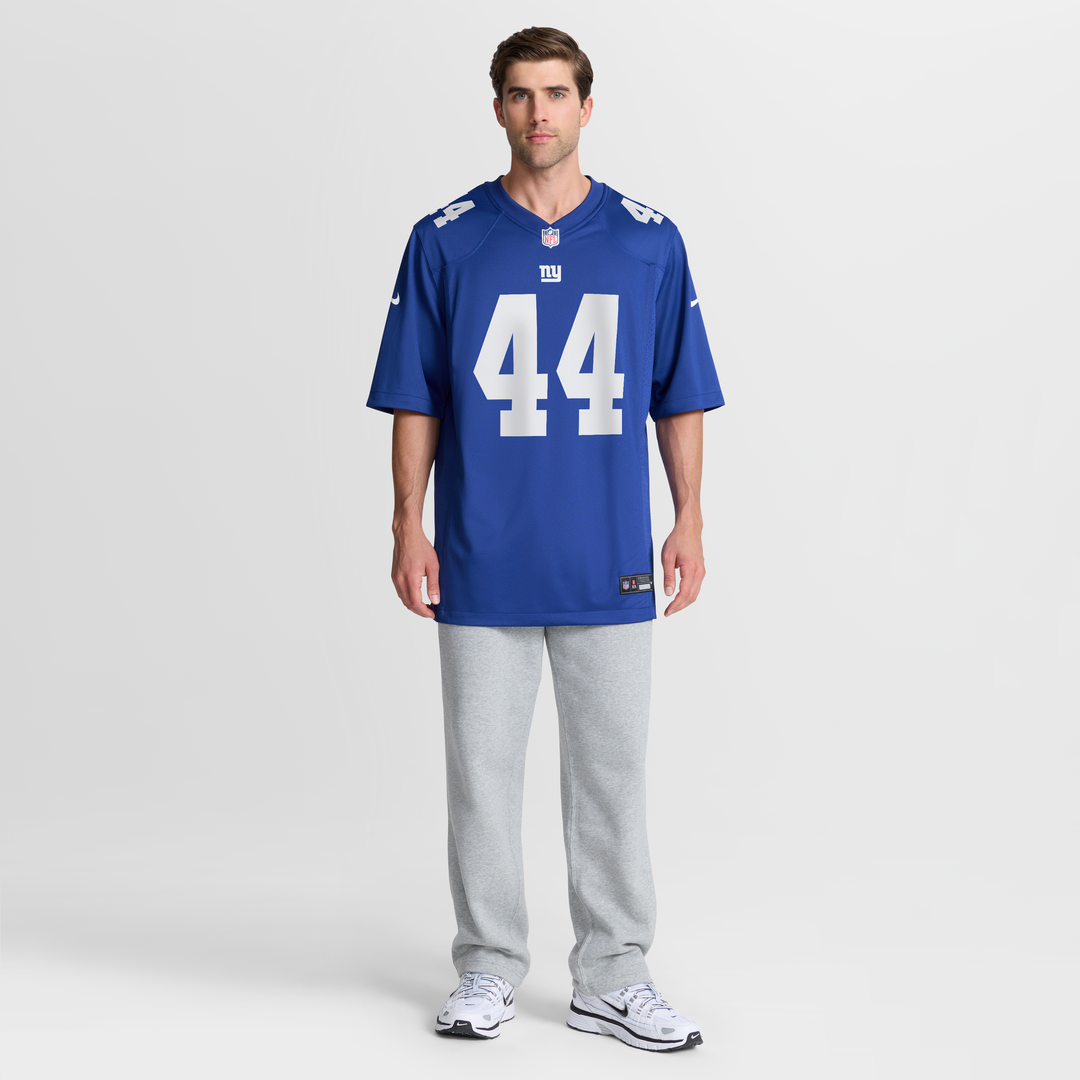 New York Giants Cam Skattebo Nike White Game Jersey