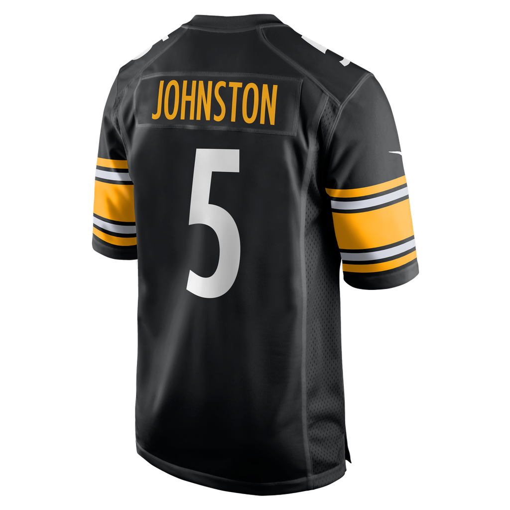 Pittsburgh Steelers Cameron Johnston Nike Black Game Jersey